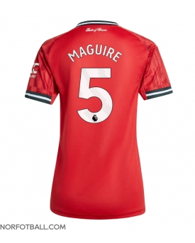 Billige Fotballdrakt Manchester United Harry Maguire #5 Replika Hjemmedrakt Dame 2025-26 Kortermet